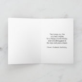 Balloons Design Personalisiert 21. Geburtstag Karte (Innenseite)