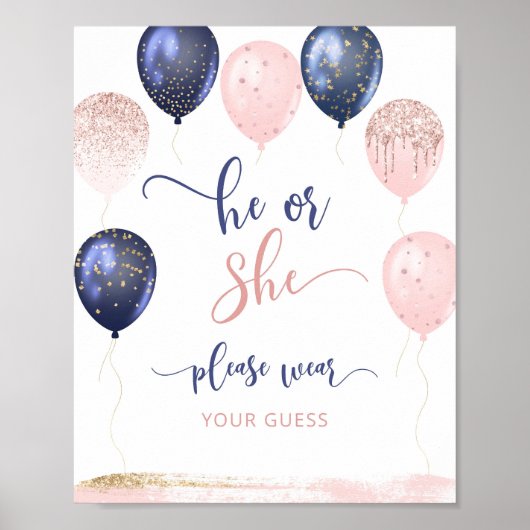 Balloons, die er oder sie tragen bitte Ihre Vermut Poster (Vorne)