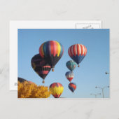 Balloons, die Postkarte bilden (Vorne/Hinten)