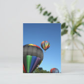 Balloons farbenfrohe Einführung! Postkarte (Stehend Vorderseite)