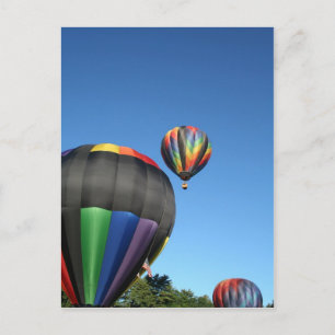 Balloons farbenfrohe Einführung! Postkarte