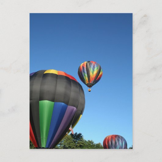 Balloons farbenfrohe Einführung! Postkarte (Vorderseite)