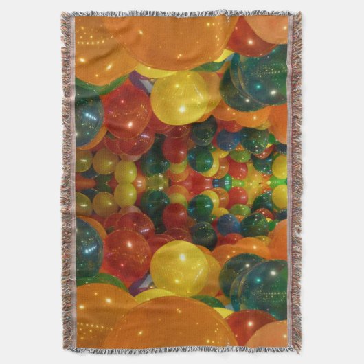 Balloons Farbiges Party Design Decke (Vorderseite Vertikal)