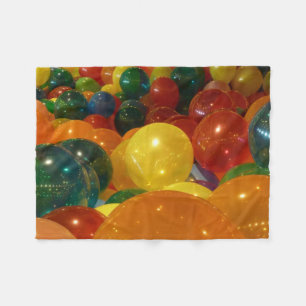 Balloons Farbiges Party Design Fleecedecke