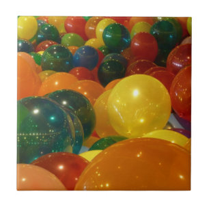 Balloons Farbiges Party Design Fliese