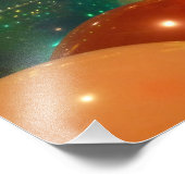 Balloons Farbiges Party Design Fotodruck (Ecke)