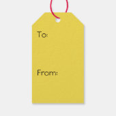 Balloons Farbiges Party Design Geschenkanhänger (Rückseite)