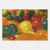 Balloons Farbiges Party Design Geschenkpapier Set (Vorderseite 2)