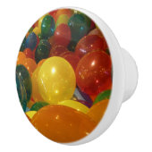 Balloons Farbiges Party Design Keramikknauf (Rechts)
