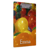 Balloons Farbiges Party Design Klemmbrett (Rechts)