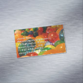 Balloons Farbiges Party Design Magnetische Visitenkarte (Beispiel)