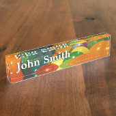 Balloons Farbiges Party Design Namensplakette (Seite)