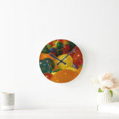 Balloons Farbiges Party Design Runde Wanduhr (Zuhause)