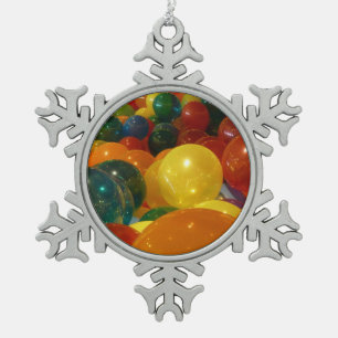 Balloons Farbiges Party Design Schneeflocken Zinn-Ornament