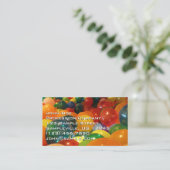 Balloons Farbiges Party Design Visitenkarte (Stehend Vorderseite)