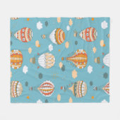 Balloons-Farbmuster Fleecedecke (Vorderseite (Horizontal))