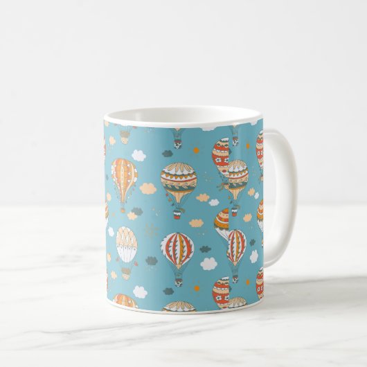 Balloons-Farbmuster Kaffeetasse (VorderseiteRechts)