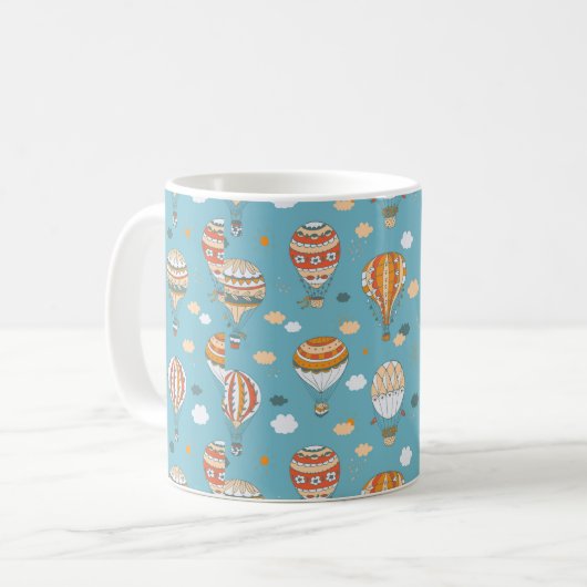 Balloons-Farbmuster Kaffeetasse (Vorderseite Links)