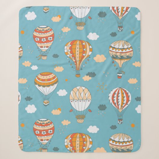 Balloons-Farbmuster Sherpadecke (Vorderseite)