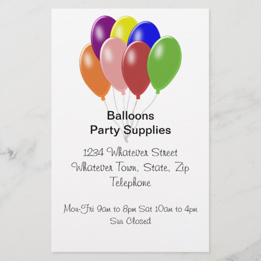 Balloons Flyer (Vorne)