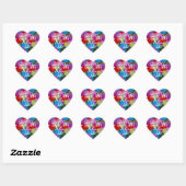 Balloons Galore Heart Sticker (Blatt)