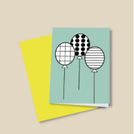 Balloons Geburtstag Feiertag Ereignis Jahrestag Cu Feiertagskarte