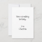 Balloons Geburtstagskarte (Rückseite)