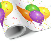 Balloons Geschenkpapier (Rolleneckpunkt)