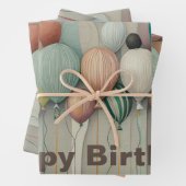 Balloons Geschenkpapier Set (Beispiel)