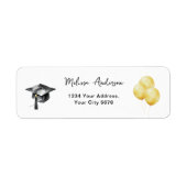 Balloons Graduation Party-Wurfadresse (Vorne)