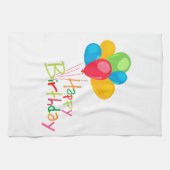 Balloons Happy Birthday Küchentuch (Horizontal)