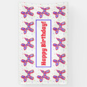 Balloons Hunde Party Happy Birthday Banner (Vertikal)