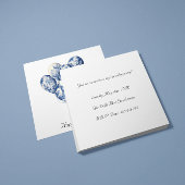 Balloons in Delft Blue, anpassbar Einladung