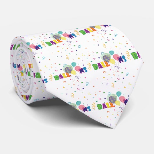 Balloons Krawatte (Gerollt)