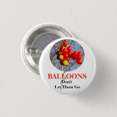 BALLOONS, Lass ihnen nicht hin Button (Vorne & Hinten)