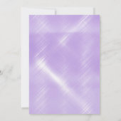 Balloons Lila 10. Geburtstag Einladung (Rückseite)