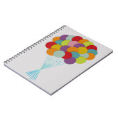 Balloons-Notebook Notizblock (Linke Seite)