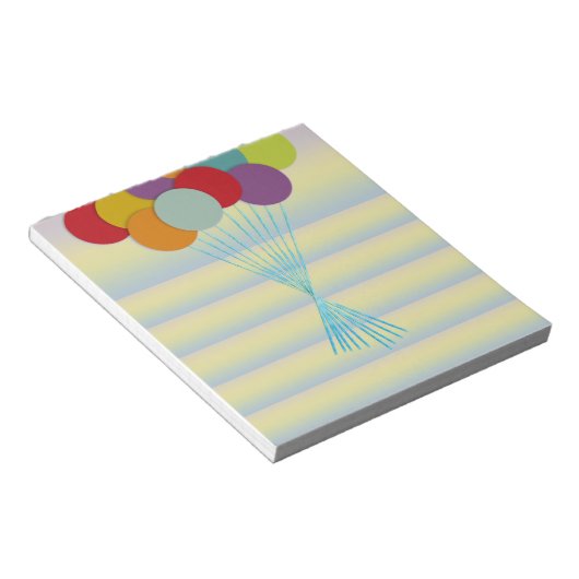 Balloons Notizblock (angewinkelt)