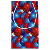 Balloons Papiergeschenktasche Kleine Geschenktüte (Rückseite)