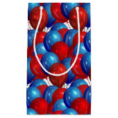 Balloons Papiergeschenktasche Kleine Geschenktüte (Vorderseite)