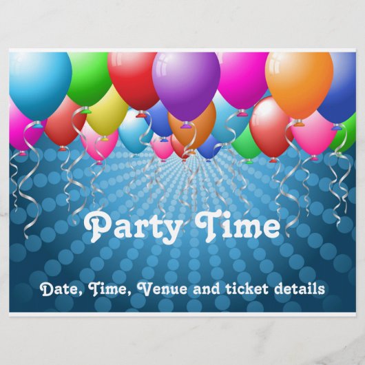Balloons Party Flyer (Vorne)