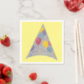 Balloons Party Hat Birthday Paper Napkins Serviette (Beispiel)