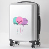 Balloons Party Planer Alle Colorname Auto Aufklebe Aufkleber (Koffer)