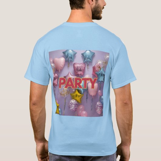 Balloons Party T - Shirt (Rückseite)
