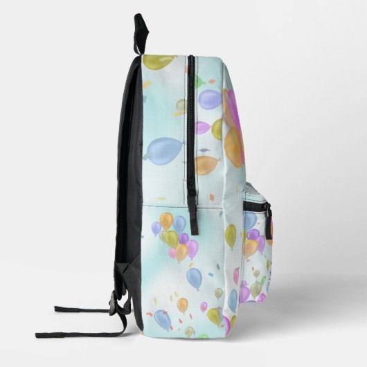 Balloons Pastel Bedruckter Rucksack (Links)