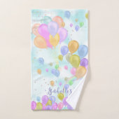 Balloons Pastell Handtuch Badhandtuch Set (Handtuch)