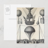 Balloons Postkarte (Vorne/Hinten)
