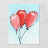 Balloons Postkarte (Vorderseite)
