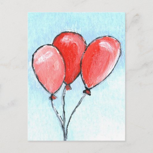 Balloons Postkarte (Vorderseite)