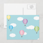 Balloons Postkarte (Vorne/Hinten)